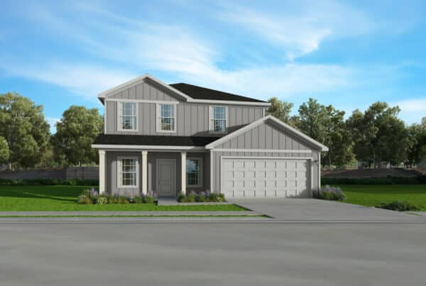 The Brenham 2 Car Floor Plan