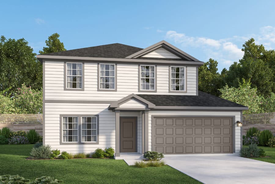 The Abilene 2 Car Floor Plan Photo